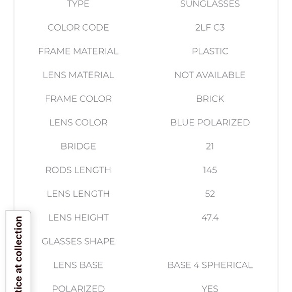 Polaroid Unisex Polarized Sunglasses in brick - Picture 2 of 7